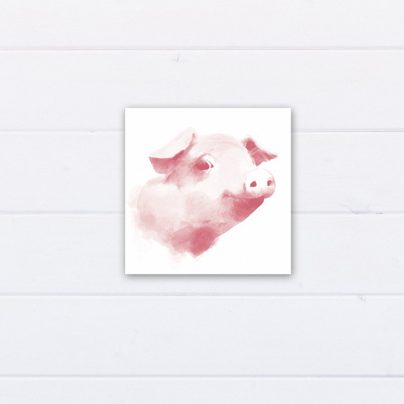 « pinkying portrait », art sur toile