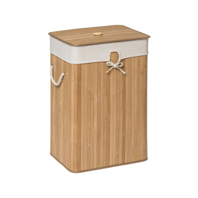 Audubon Bamboo Laundry Hamper