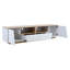 Unfinished TV Stand for TVs up to 65" with Fireplace Included