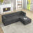L shape Modular Sectional Sofa-1177118964