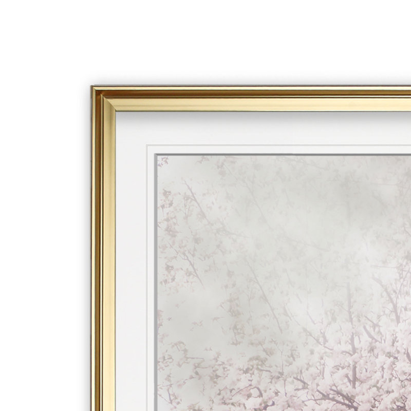 «Blossoms of Spring III», impression, H 23 po x l 23 po x P 1,5 po, Cadre doré
