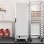 Armoire de maintien / d'épreuvage chauffée 33 po isotherme avec grilles métalliques et porte en argent massif (km-chp36-wiss)
