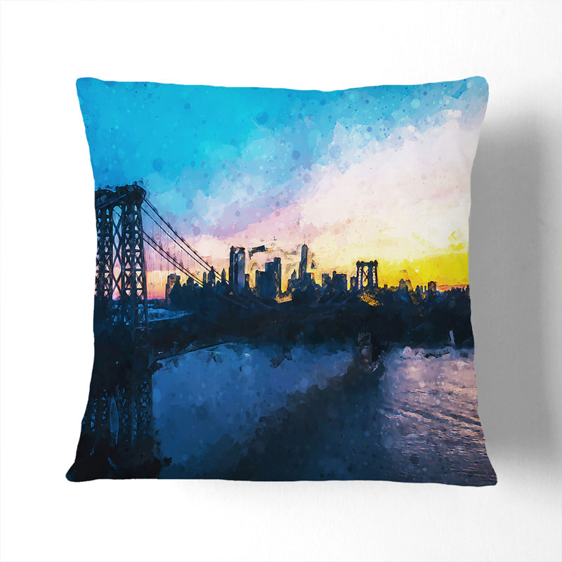 Square Cushion, 40cm H x 40cm W x 15cm D