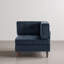 Fauteuil capitonné modulaire en velours côtelé-231553970