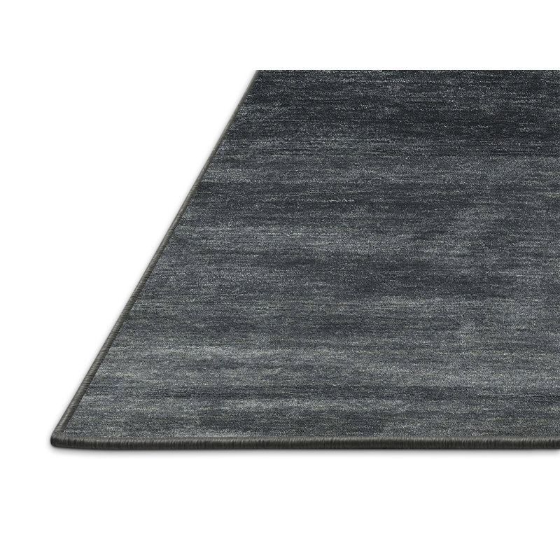 Tapis gris / noir Foxglove, Rectangle 2 pi x 5 pi
