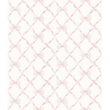 Pink Bows Fabric Wallpaper and Home Decor  Spoonflower