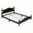 Modern Wood Platform Bed Frame with Wooden Slat Support-1332657814-1341921473