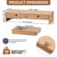 Adayla Manufactured Wood Monitor Stand