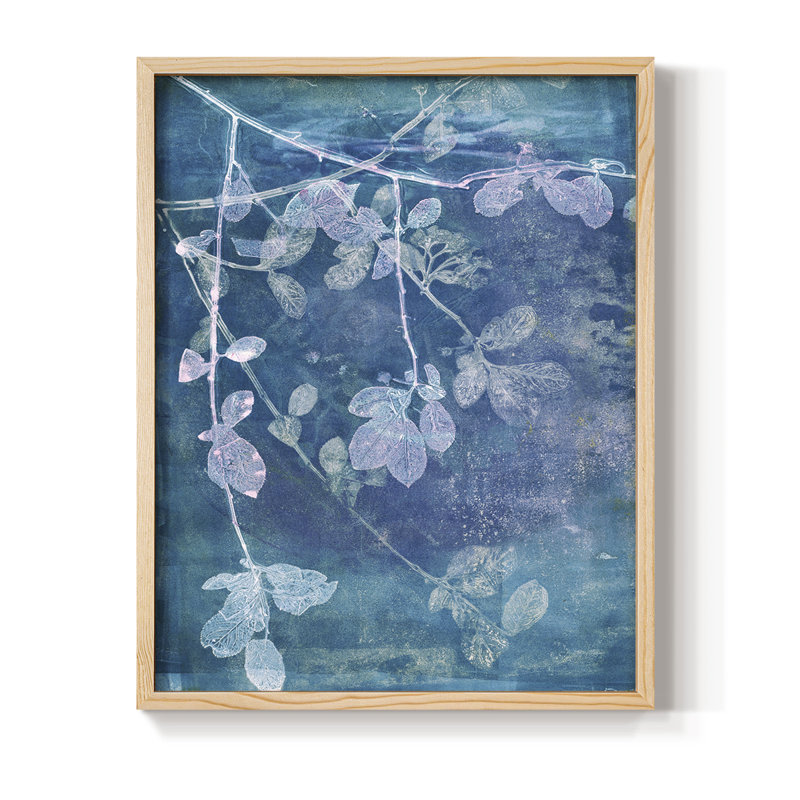 «Branching Out VII», reproduction encadrée - bois massif, H 11 po x l 9 po, Naturel