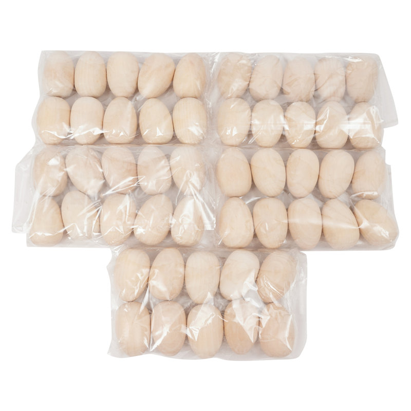 50 œufs en bois