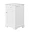 Meuble-lavabo élégant avec lavabo offrant beaucoup de rangement et design moderne