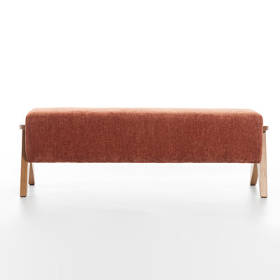 Kyajah 50.2” Wide Multi-Functional Solid Wood Bench