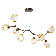 Gem 8 - Light LED Chandelier