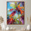 Millart Popart Palm Trees II - Palmiers et palmiers, reproduction d'art encadrée