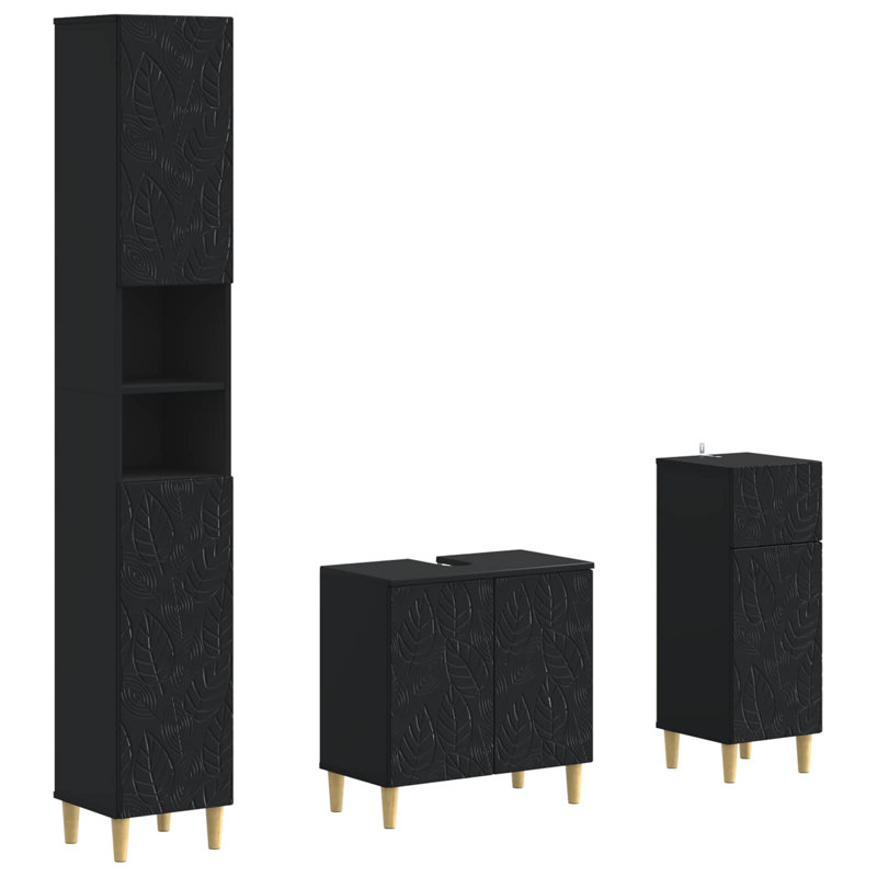 Bathroom Storage, Black