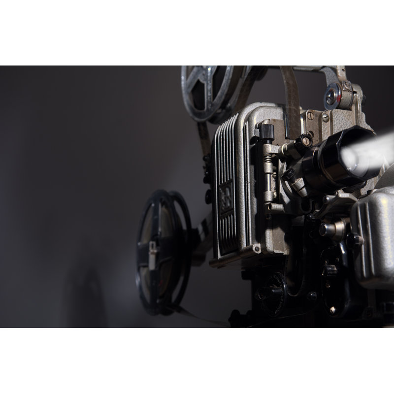 Old Film Projector by Kanzefar - Wrapped Canvas Print, 30cm H x 46cm W