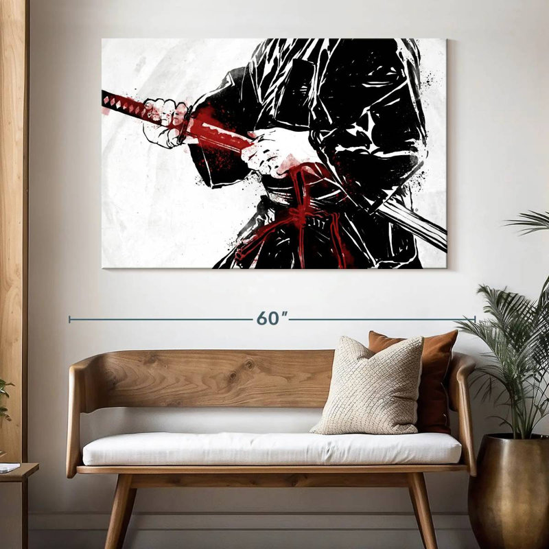 Sireci Katana Man, 34" H x 51" W