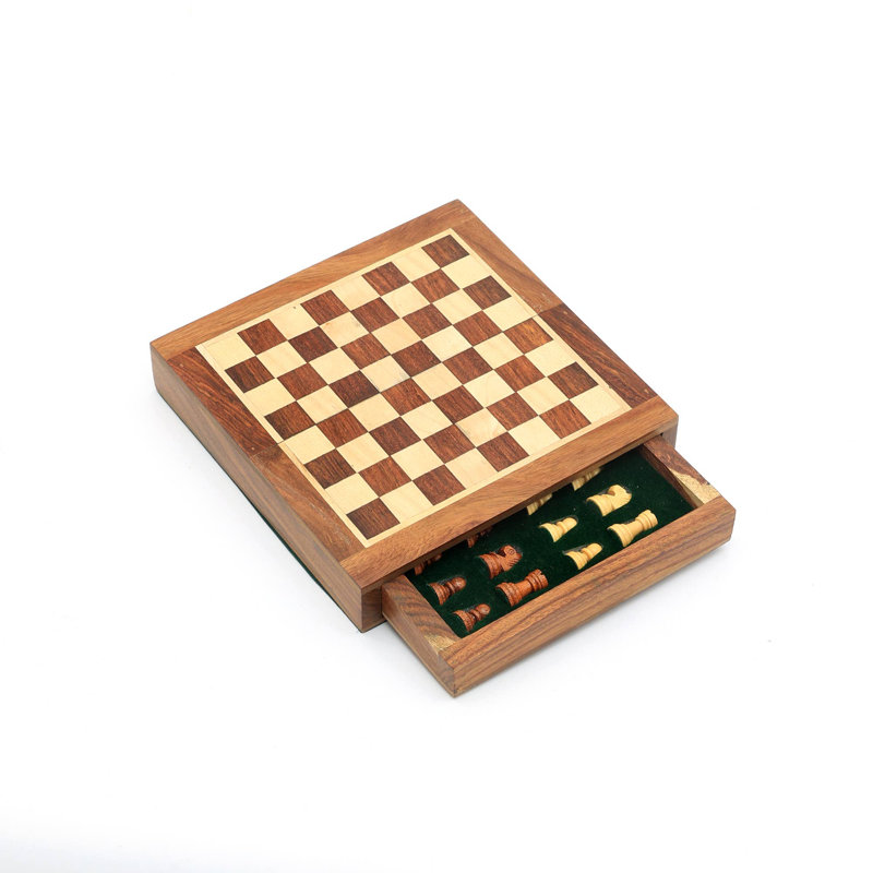 Jeu d'échecs en bois