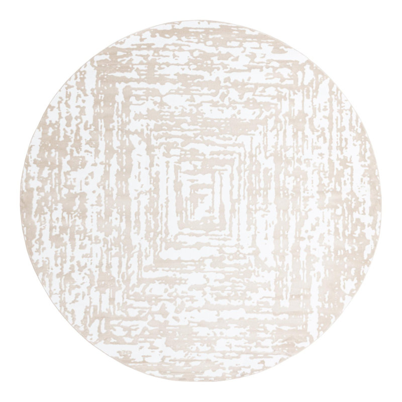 Oak Brook Abstract Indoor Rug, Round 10'8"