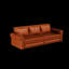 Upholstered Sofa, Pull Out Sofa Bed, Convertible Sleeper Sofa With Nailhead Trim