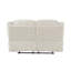 Canapé inclinable électrique Cally, ports de chargement USB, microfibre beige-135371798-135371799