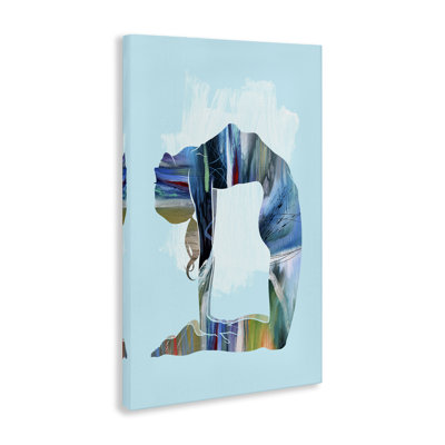 Powerful Yoga Stretch Canvas Wall Art by Tim Parker
