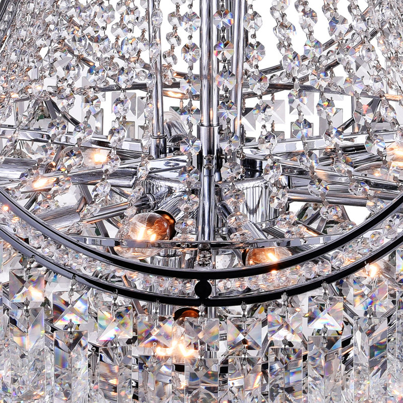Basile 15 - Light Dimmable Empire Chandelier