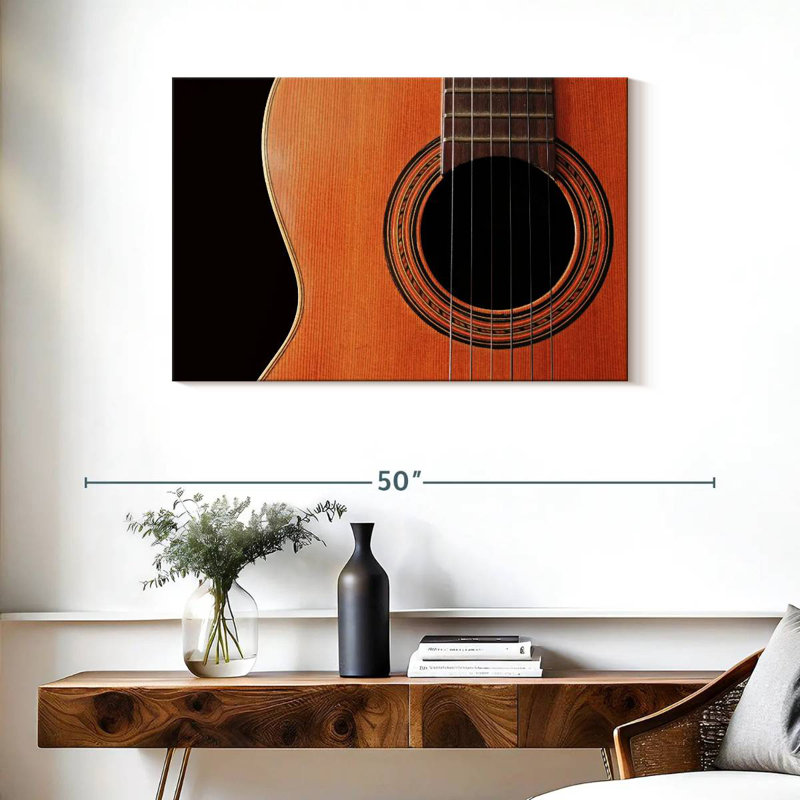 Guitare acoustique en bois Abarca, H 24 po x l 36 po