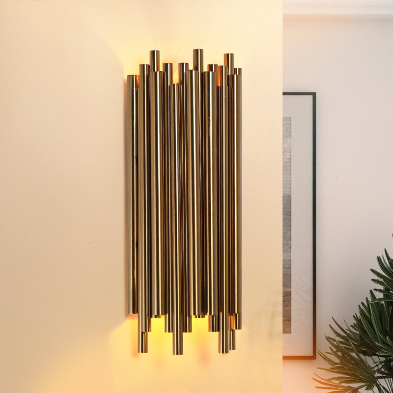 Baragrey Alicea Iron Metal Flush Mounted Sconce