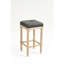 26inch Dark Grey Stools Of 2. Perfect For Various Counter-height Spaces Like Kitchen Islands, Work Tables, Home Bars. Created From Solid Rubber Wood With Classic Brush Finish. Comfortable Seat High