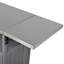 Chariot pour îlot de cuisine pliable 60,6 po avec plateau en acier inoxydable-1976754870