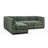 Myrhn Chenille L-Shaped Sleeper Sectional-832597301