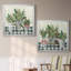 Christmas Gingham I - ensemble de 2 reproductions d'art sur toile tendue-2001614668-2001614669-2001614662