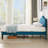 Full Size Bed Frame with Adjustable Headboard, Upholstered Platform Bed, Mattress Foundation, No Box Spring Needed-662846389-655101163