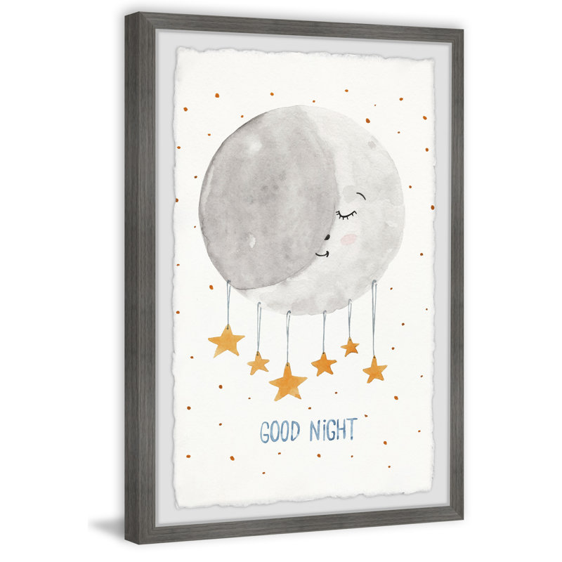 Berggren Good Night Stars, reproduction encadrée, H 24 po x l 16 po x P 1,5 po