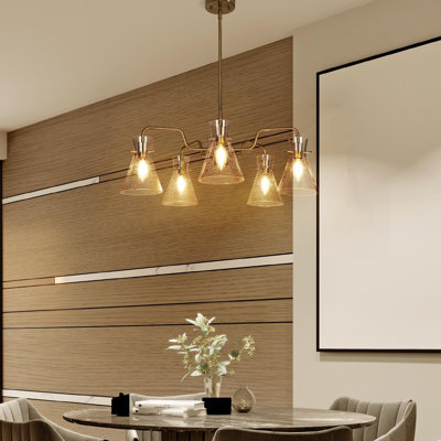 Lustre classique / traditionnel à 5 lumières Layni