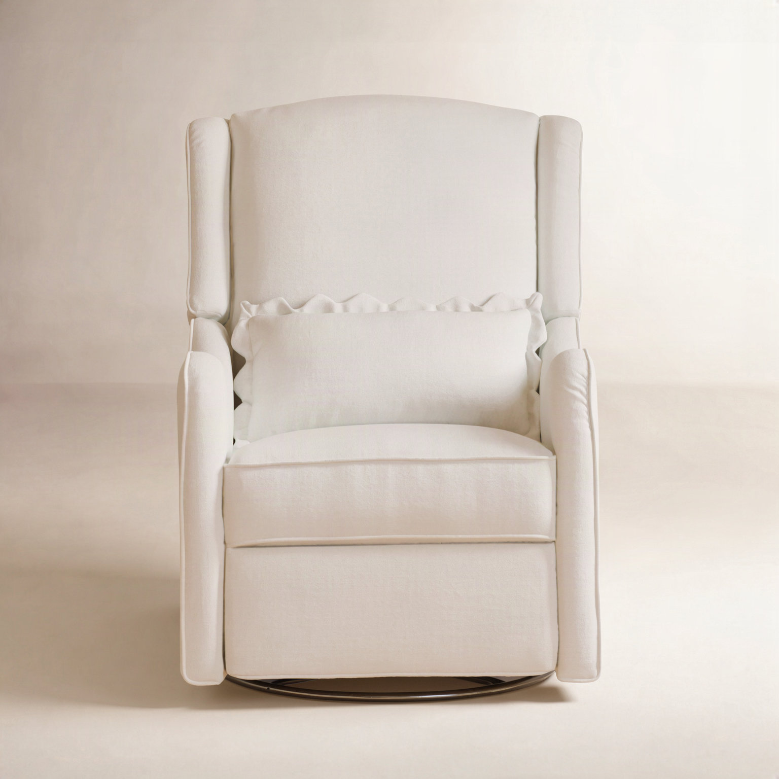Devon Swivel Glider, Performance Ivory