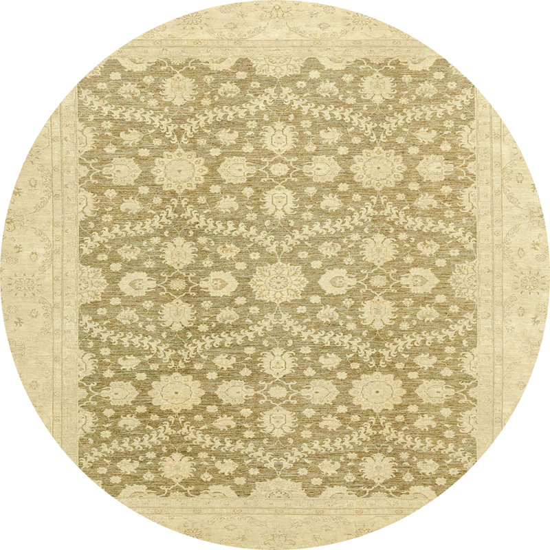 Abdul-Azeez Abstract Indoor Rug, Round 6'