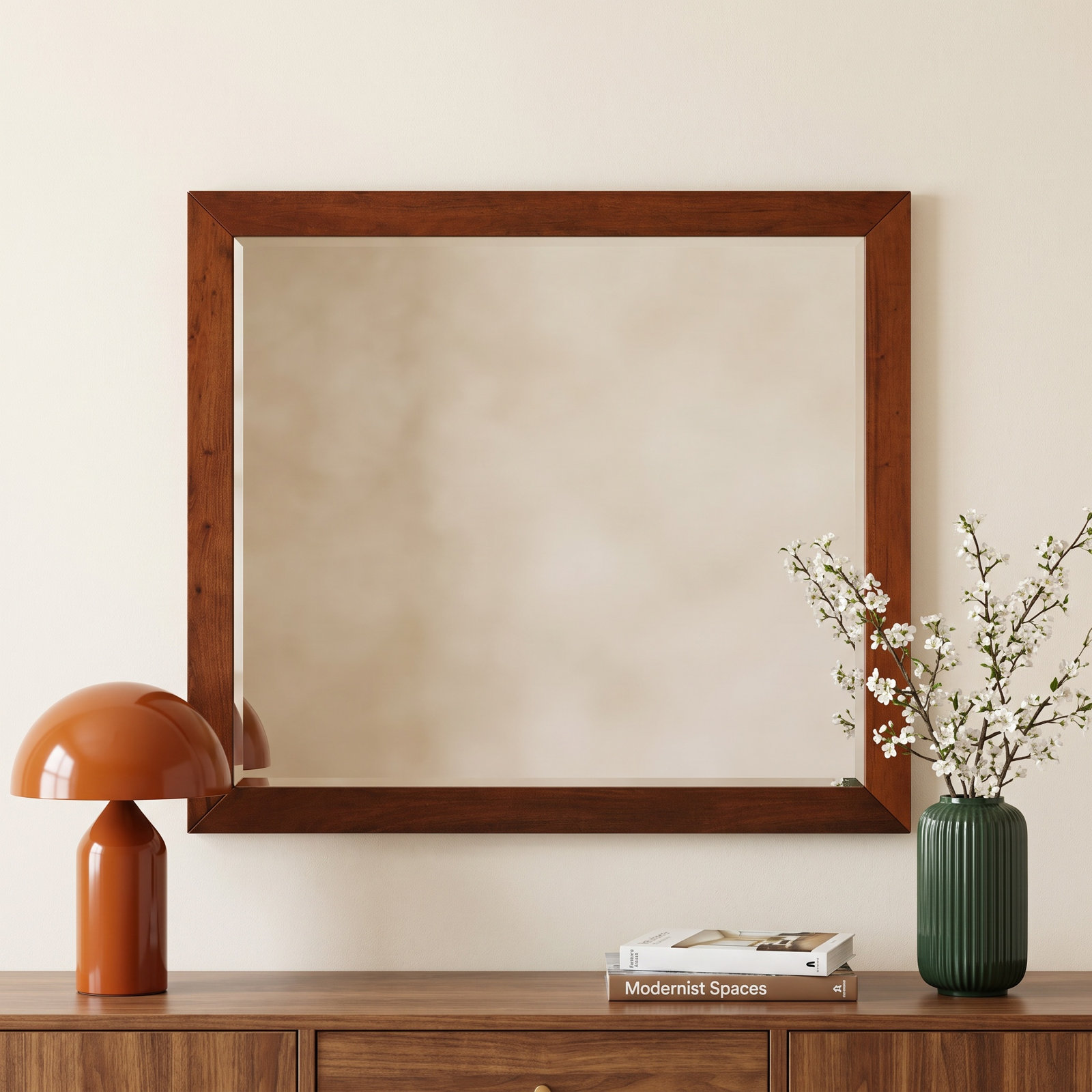 Williams Dresser Mirror, Chestnut