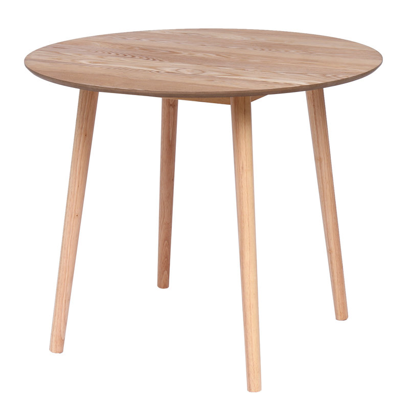 Table de salle à manger en bois 4 personnes Dowden, Brun