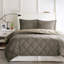 Ensemble d'édredon en duvet synthétique réversible Diamond-122598741
