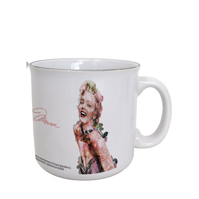 Marilyn Monroe - Floral Profile  20oz. Camper Mug
