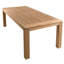 Woehler Rectangular Teak Solid Wood Outdoor Dining Table - 220 cm W 100 cm D
