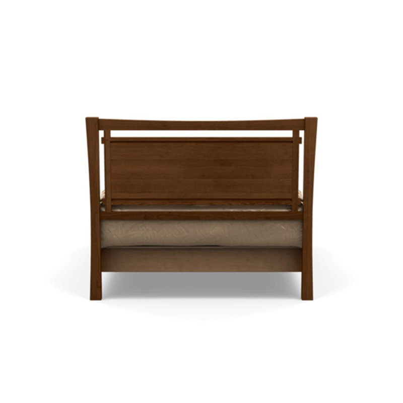 Monterey Upholstered Bed, King, Onyx, Saddle Cherry