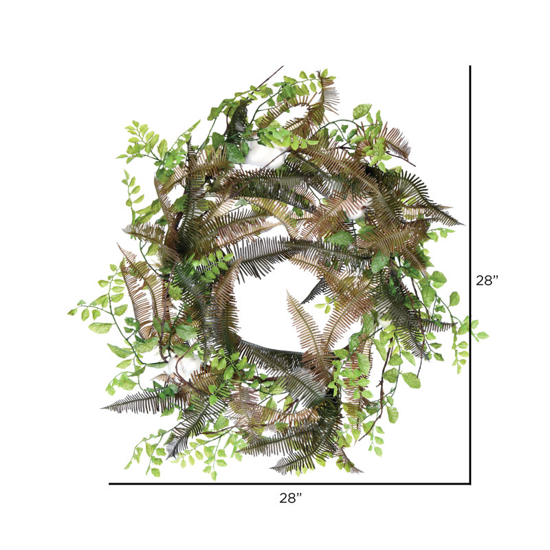 Couronne en plastique 28 po Fern