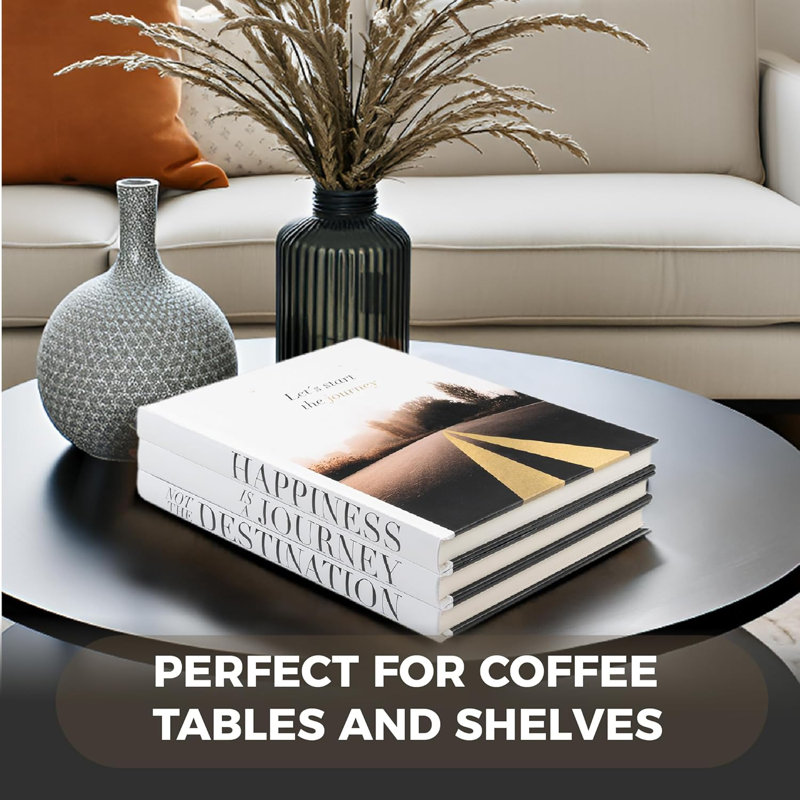 Livres décoratifs pour la maison - Décoration de table basse