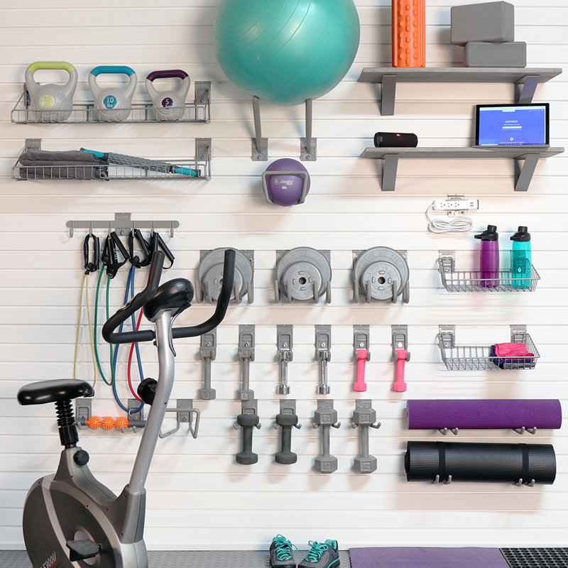 Steel Slatwall Accessory Kit 36 Piece Set