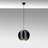 Elegant Adjustable Chandelier, Metal Body, 9.8 inches Diameter x 15.7 - 45.3 inches Height | Black Finish, E27 Socket (Max 40W) | Perfect for Dining Room, Living Room & Entryway, Stylish & Functional Lighting Solution-1011981314-1011981315
