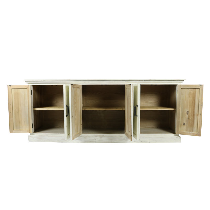 Bretz 91'' Solid Wood Sideboard
