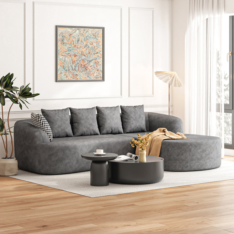 Canapé modulaire Boneless, Gris